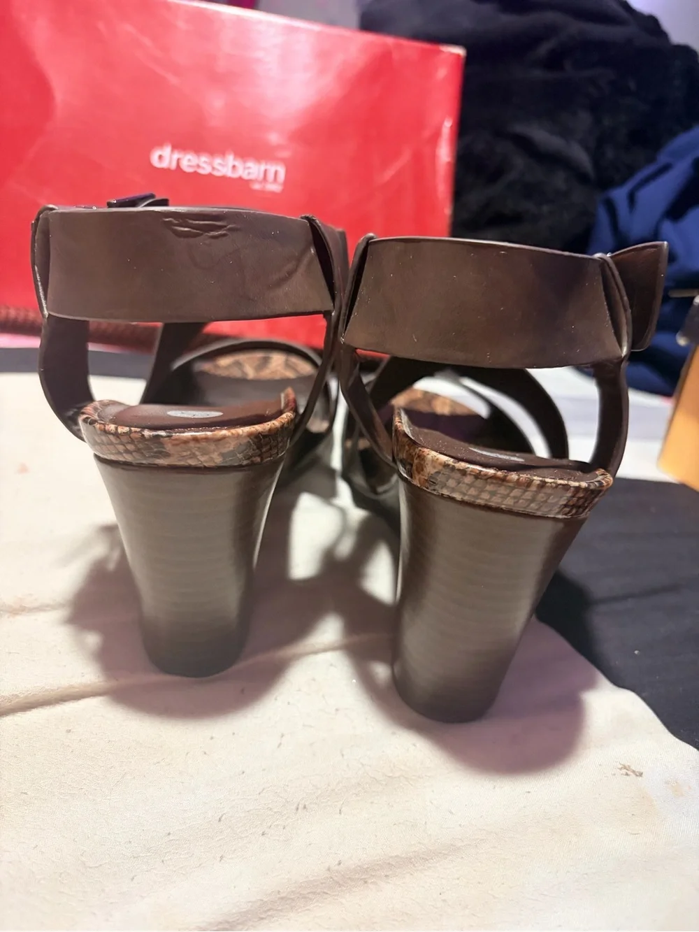 dressbarn wedge sandals